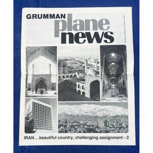Grumman Plane News Vol. 34 #3 Feb 14, 1975 Vintage Newspaper Grumman Aerospace